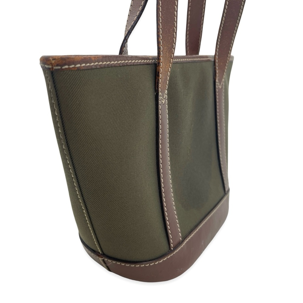 Hunting World Leather & Canvas Olive Tote - Picture 3 of 14
